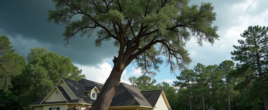 Signs a Pine or Live Oak Is a Storm Hazard